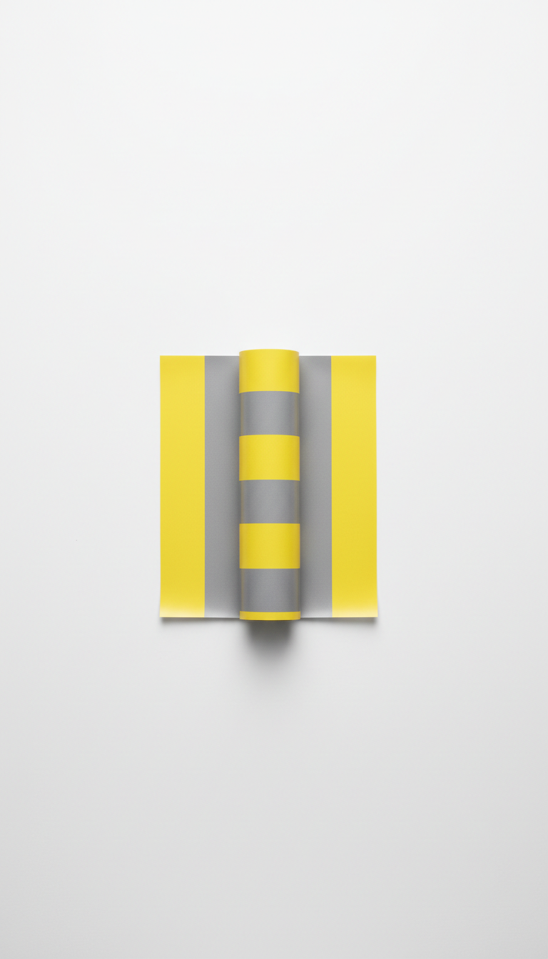 Signal Yellow Stripe shelf liner